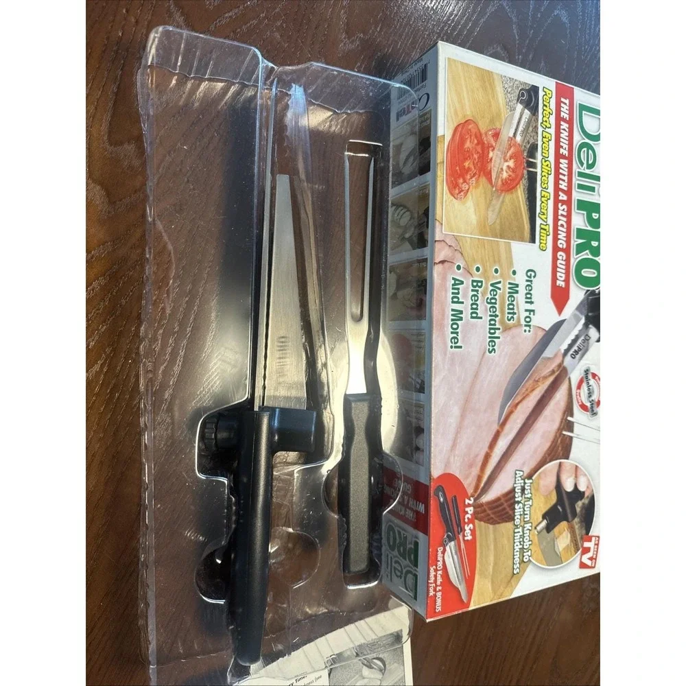 Deli Pro‎ Knife With Slicing Guide Brand New Open Box